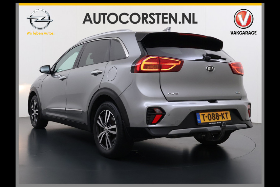 Kia Niro 141PK PHEV Hybride Automaat Trekhaak Adap.Cruise Stoelverwarming Navi Camera Apple Carplay Android Auto Pdc DynamicPlusLine Ecc Isofix Privacy Glas Led DAB Lane Assist VESS Regen-Lichtsensor 1.300KG Trekgewicht Plugin Hybride