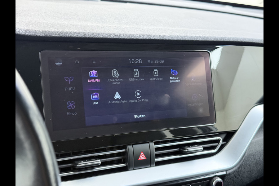Kia Niro 141PK PHEV Hybride Automaat Trekhaak Adap.Cruise Stoelverwarming Navi Camera Apple Carplay Android Auto Pdc DynamicPlusLine Ecc Isofix Privacy Glas Led DAB Lane Assist VESS Regen-Lichtsensor 1.300KG Trekgewicht Plugin Hybride