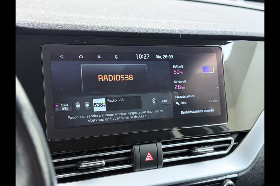 Kia Niro 141PK PHEV Hybride Automaat Trekhaak Adap.Cruise Stoelverwarming Navi Camera Apple Carplay Android Auto Pdc DynamicPlusLine Ecc Isofix Privacy Glas Led DAB Lane Assist VESS Regen-Lichtsensor 1.300KG Trekgewicht Plugin Hybride