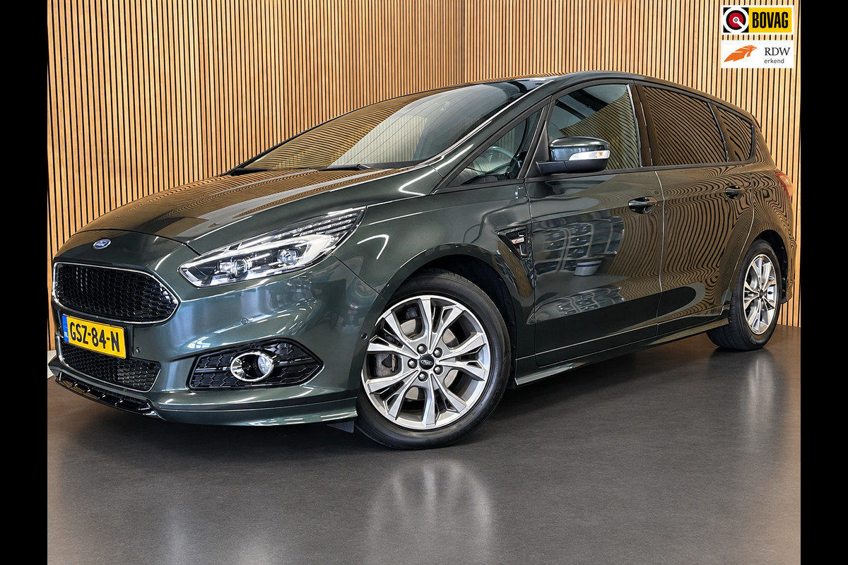 Ford S-Max 1.5 ST-Line 7-PERSOONS|NIEUWE MOTOR|AFN.TREKHAAK|STOEL+STUURVERW|CAMERA|CARPLAY|1/2 LEDER/ALCANTARA|MEMORY|CRUISE+CLIMA