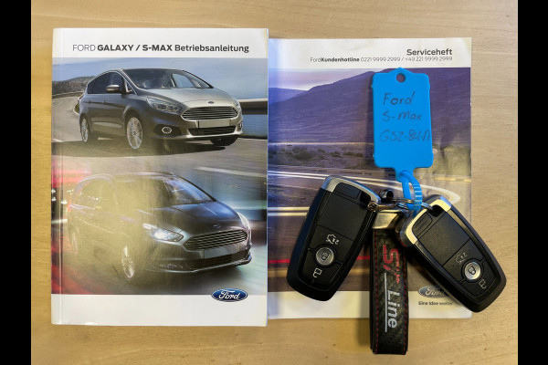 Ford S-Max 1.5 ST-Line 7-PERSOONS|NIEUWE MOTOR|AFN.TREKHAAK|STOEL+STUURVERW|CAMERA|CARPLAY|1/2 LEDER/ALCANTARA|MEMORY|CRUISE+CLIMA