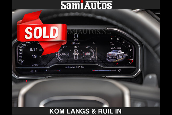 GMC Sierra DENALI | All-In Prijs | 6,2 V8 Full Option €79950,- excl | De Meest Luxe Pick-Up in zijn Klasse | Comfortabele Dubbele Cabine met Royale 5 Zitplaatsen | BPM vrij | Nu Leverbaar uit Voorraad | Voorraad Nr 2232 | De specialist in Amerikaanse pick‑ups in Nederland en Europa.
