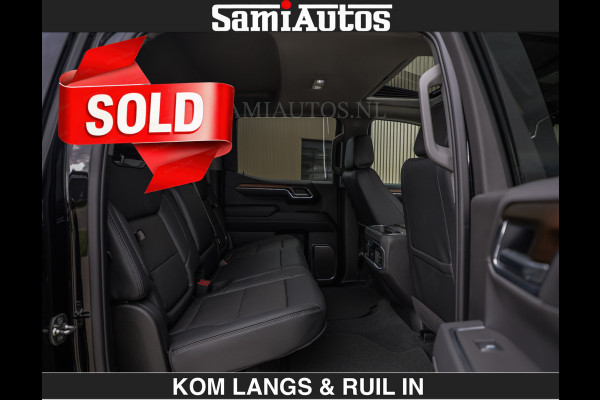 GMC Sierra DENALI | All-In Prijs | 6,2 V8 Full Option €79950,- excl | De Meest Luxe Pick-Up in zijn Klasse | Comfortabele Dubbele Cabine met Royale 5 Zitplaatsen | BPM vrij | Nu Leverbaar uit Voorraad | Voorraad Nr 2232 | De specialist in Amerikaanse pick‑ups in Nederland en Europa.