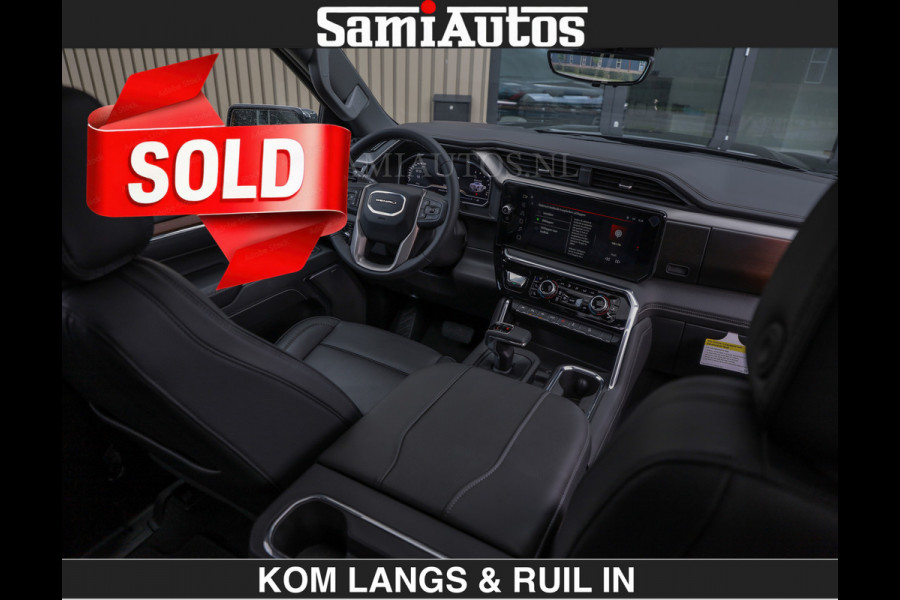 GMC Sierra DENALI | All-In Prijs | 6,2 V8 Full Option €79950,- excl | De Meest Luxe Pick-Up in zijn Klasse | Comfortabele Dubbele Cabine met Royale 5 Zitplaatsen | BPM vrij | Nu Leverbaar uit Voorraad | Voorraad Nr 2232 | De specialist in Amerikaanse pick‑ups in Nederland en Europa.