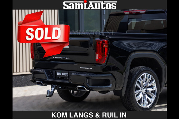 GMC Sierra DENALI | All-In Prijs | 6,2 V8 Full Option €79950,- excl | De Meest Luxe Pick-Up in zijn Klasse | Comfortabele Dubbele Cabine met Royale 5 Zitplaatsen | BPM vrij | Nu Leverbaar uit Voorraad | Voorraad Nr 2232 | De specialist in Amerikaanse pick‑ups in Nederland en Europa.