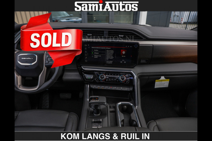 GMC Sierra DENALI | All-In Prijs | 6,2 V8 Full Option €79950,- excl | De Meest Luxe Pick-Up in zijn Klasse | Comfortabele Dubbele Cabine met Royale 5 Zitplaatsen | BPM vrij | Nu Leverbaar uit Voorraad | Voorraad Nr 2232 | De specialist in Amerikaanse pick‑ups in Nederland en Europa.