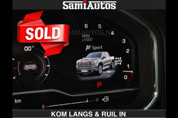 GMC Sierra DENALI | All-In Prijs | 6,2 V8 Full Option €79950,- excl | De Meest Luxe Pick-Up in zijn Klasse | Comfortabele Dubbele Cabine met Royale 5 Zitplaatsen | BPM vrij | Nu Leverbaar uit Voorraad | Voorraad Nr 2232 | De specialist in Amerikaanse pick‑ups in Nederland en Europa.