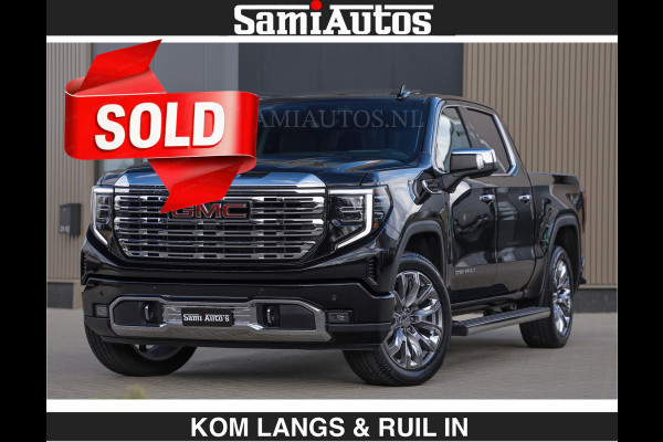 GMC Sierra DENALI | All-In Prijs | 6,2 V8 Full Option €79950,- excl | De Meest Luxe Pick-Up in zijn Klasse | Comfortabele Dubbele Cabine met Royale 5 Zitplaatsen | BPM vrij | Nu Leverbaar uit Voorraad | Voorraad Nr 2232 | De specialist in Amerikaanse pick‑ups in Nederland en Europa.