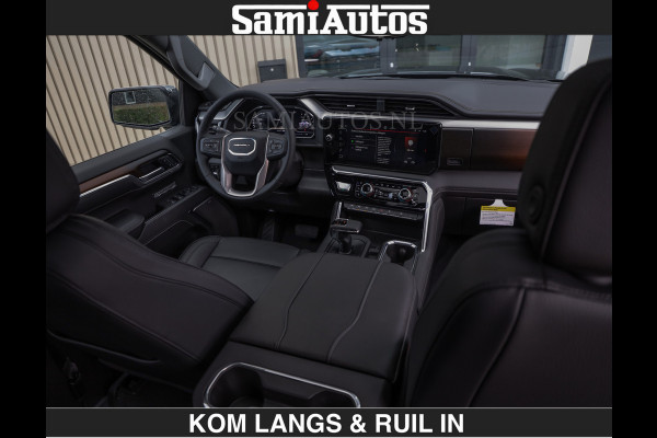 GMC Sierra DENALI 6.2 V8 426PK €79950,- excl | Full Option | De Meest Luxe Pick-Up in zijn Klasse | Comfortabele Dubbele Cabine met Royale 5 Zitplaatsen | BPM vrij | Nu Leverbaar uit Voorraad | Voorraad Nr 2252 | De specialist in Amerikaanse pick‑ups in Nederland en Europa.