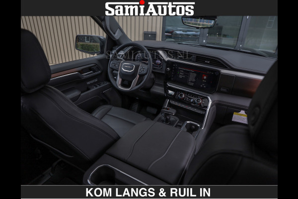 GMC Sierra DENALI 6.2 V8 426PK €79950,- excl | Full Option | De Meest Luxe Pick-Up in zijn Klasse | Comfortabele Dubbele Cabine met Royale 5 Zitplaatsen | BPM vrij | Nu Leverbaar uit Voorraad | Voorraad Nr 2252 | De specialist in Amerikaanse pick‑ups in Nederland en Europa.