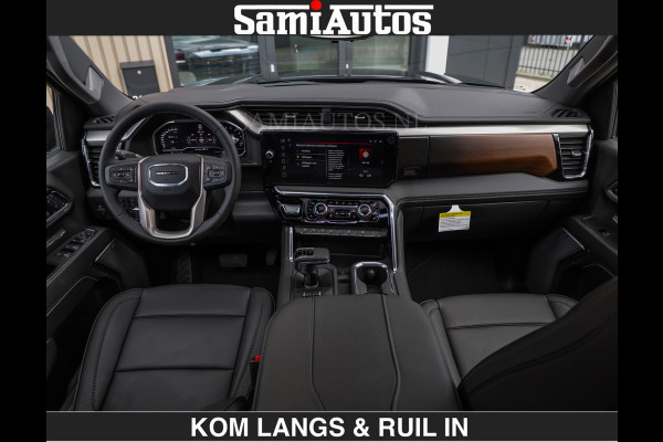 GMC Sierra DENALI 6.2 V8 426PK €79950,- excl | Full Option | De Meest Luxe Pick-Up in zijn Klasse | Comfortabele Dubbele Cabine met Royale 5 Zitplaatsen | BPM vrij | Nu Leverbaar uit Voorraad | Voorraad Nr 2252 | De specialist in Amerikaanse pick‑ups in Nederland en Europa.