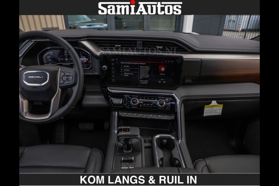 GMC Sierra DENALI 6.2 V8 426PK €79950,- excl | Full Option | De Meest Luxe Pick-Up in zijn Klasse | Comfortabele Dubbele Cabine met Royale 5 Zitplaatsen | BPM vrij | Nu Leverbaar uit Voorraad | Voorraad Nr 2252 | De specialist in Amerikaanse pick‑ups in Nederland en Europa.