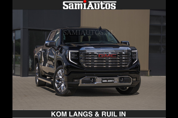 GMC Sierra DENALI 6.2 V8 426PK €79950,- excl | Full Option | De Meest Luxe Pick-Up in zijn Klasse | Comfortabele Dubbele Cabine met Royale 5 Zitplaatsen | BPM vrij | Nu Leverbaar uit Voorraad | Voorraad Nr 2252 | De specialist in Amerikaanse pick‑ups in Nederland en Europa.