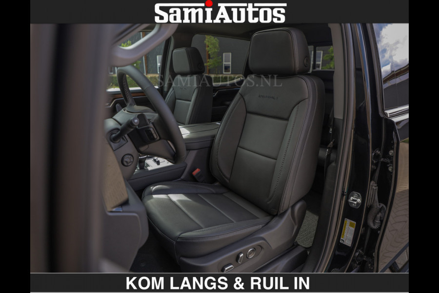 GMC Sierra DENALI 6.2 V8 426PK €79950,- excl | Full Option | De Meest Luxe Pick-Up in zijn Klasse | Comfortabele Dubbele Cabine met Royale 5 Zitplaatsen | BPM vrij | Nu Leverbaar uit Voorraad | Voorraad Nr 2252 | De specialist in Amerikaanse pick‑ups in Nederland en Europa.