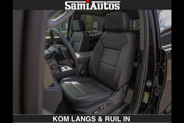 GMC Sierra DENALI 6.2 V8 426PK €79950,- excl | Full Option | De Meest Luxe Pick-Up in zijn Klasse | Comfortabele Dubbele Cabine met Royale 5 Zitplaatsen | BPM vrij | Nu Leverbaar uit Voorraad | Voorraad Nr 2252 | De specialist in Amerikaanse pick‑ups in Nederland en Europa.