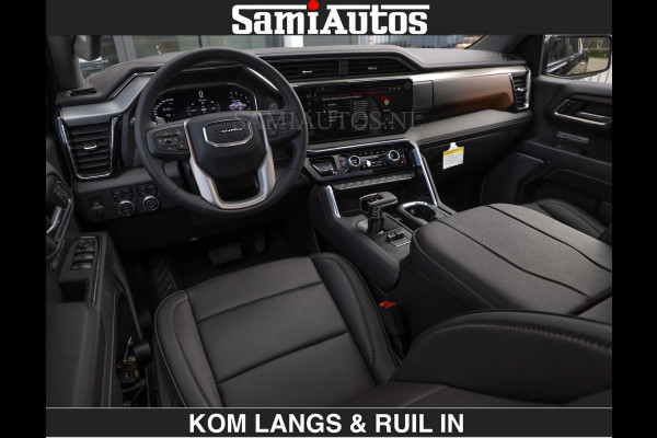 GMC Sierra DENALI 6.2 V8 426PK €79950,- excl | Full Option | De Meest Luxe Pick-Up in zijn Klasse | Comfortabele Dubbele Cabine met Royale 5 Zitplaatsen | BPM vrij | Nu Leverbaar uit Voorraad | Voorraad Nr 2252 | De specialist in Amerikaanse pick‑ups in Nederland en Europa.