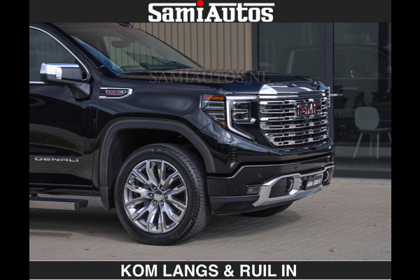 GMC Sierra DENALI 6.2 V8 426PK €79950,- excl | Full Option | De Meest Luxe Pick-Up in zijn Klasse | Comfortabele Dubbele Cabine met Royale 5 Zitplaatsen | BPM vrij | Nu Leverbaar uit Voorraad | Voorraad Nr 2252 | De specialist in Amerikaanse pick‑ups in Nederland en Europa.