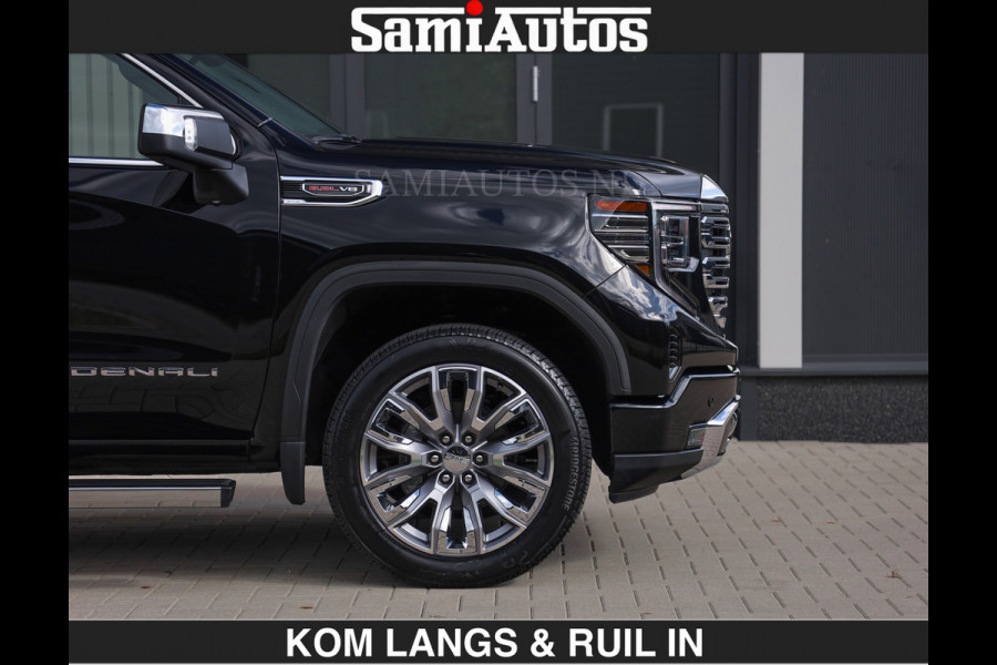 GMC Sierra DENALI 6.2 V8 426PK €79950,- excl | Full Option | De Meest Luxe Pick-Up in zijn Klasse | Comfortabele Dubbele Cabine met Royale 5 Zitplaatsen | BPM vrij | Nu Leverbaar uit Voorraad | Voorraad Nr 2252 | De specialist in Amerikaanse pick‑ups in Nederland en Europa.