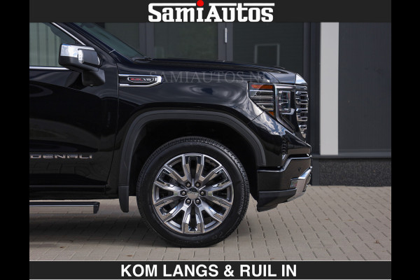 GMC Sierra DENALI 6.2 V8 426PK €79950,- excl | Full Option | De Meest Luxe Pick-Up in zijn Klasse | Comfortabele Dubbele Cabine met Royale 5 Zitplaatsen | BPM vrij | Nu Leverbaar uit Voorraad | Voorraad Nr 2252 | De specialist in Amerikaanse pick‑ups in Nederland en Europa.