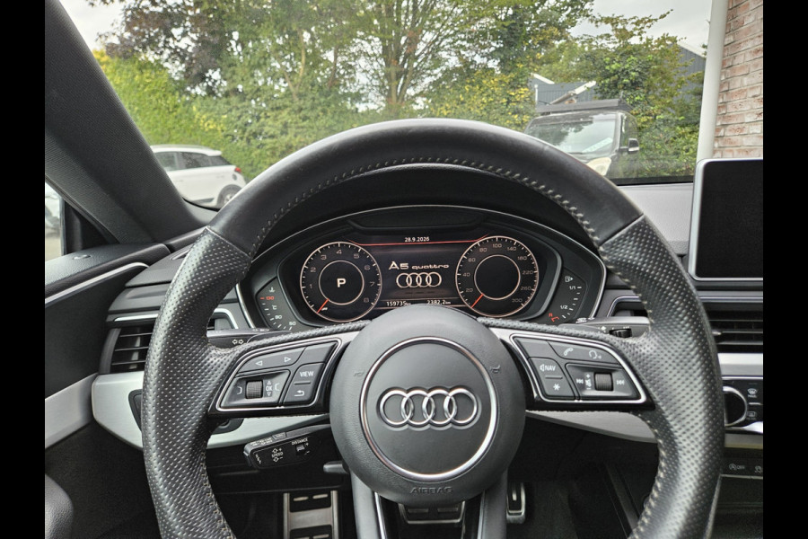 Audi A5 Sportback 2.0 TFSI MHEV quattro Sport S-line Edition Schuifdak! NAP! Leer! LED! Automaat! Mooie/Nette Auto!