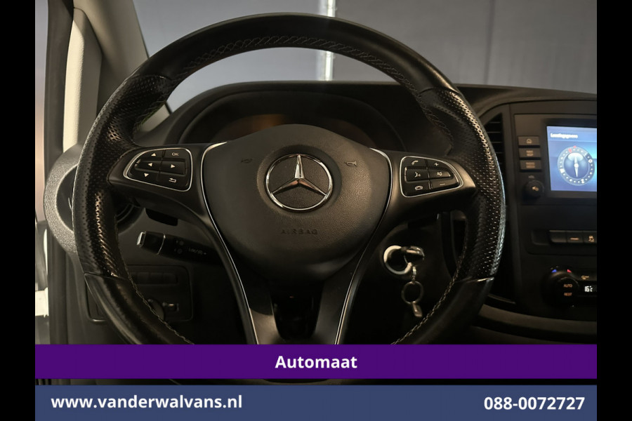 Mercedes-Benz Vito 114 CDI 136pk 9G-Tronic Automaat L3H1 Euro6 Airco | Camera | Apple Carplay | Cruisecontrol Android Auto, 2500kg Trekhaak, Parkeersensoren, Bijrijdersbank, Bumper in de kleur