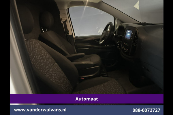 Mercedes-Benz Vito 114 CDI 136pk 9G-Tronic Automaat L3H1 Euro6 Airco | Camera | Apple Carplay | Cruisecontrol Android Auto, 2500kg Trekhaak, Parkeersensoren, Bijrijdersbank, Bumper in de kleur
