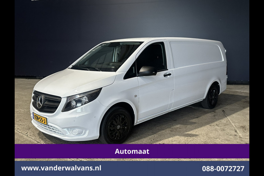 Mercedes-Benz Vito 114 CDI 136pk 9G-Tronic Automaat L3H1 Euro6 Airco | Camera | Apple Carplay | Cruisecontrol Android Auto, 2500kg Trekhaak, Parkeersensoren, Bijrijdersbank, Bumper in de kleur