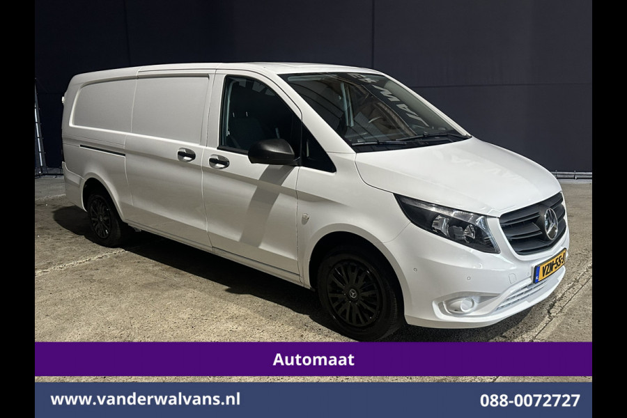 Mercedes-Benz Vito 114 CDI 136pk 9G-Tronic Automaat L3H1 Euro6 Airco | Camera | Apple Carplay | Cruisecontrol Android Auto, 2500kg Trekhaak, Parkeersensoren, Bijrijdersbank, Bumper in de kleur