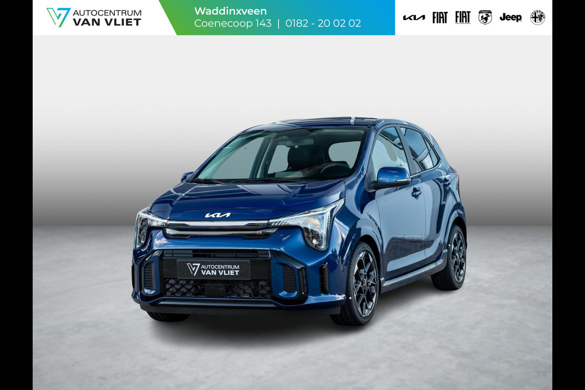 Kia Picanto 1.0 GDi GT-Line | Actieprijs* | Direct leverbaar | Schuif/Kanteldak | Stoel & Stuurverwarming | Dodehoekassistentie | Navi. | Clima. | Cruise. | GT-Line Bekleding in Lederlook