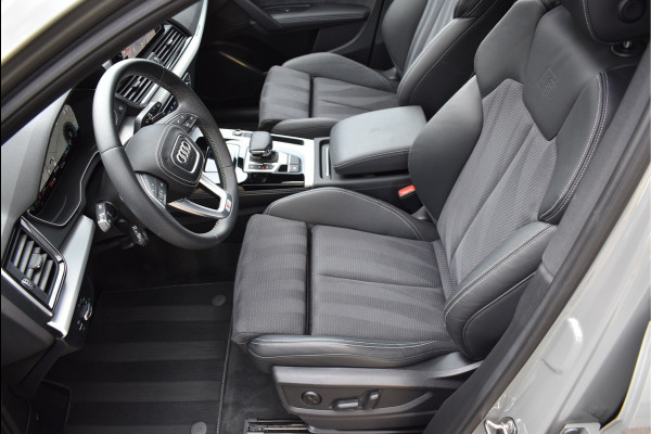 Audi Q5 55 TFSI e S-Line 367 Pk Quantum Grey Exclusive Pano Luchtvering ACC Sfeer 20 Inch