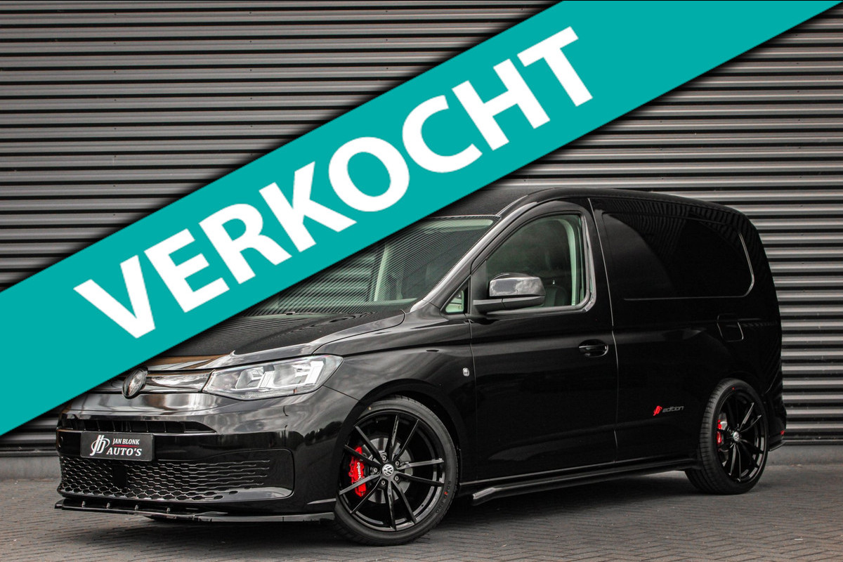 Volkswagen Caddy Cargo JB- EDITION / MAXTRON / SIDE- BARS / VERLAGING / ELEK- PAKKET / BLACK OPS / LEDEREN BEKELDING /AIRCO/ 45DKM