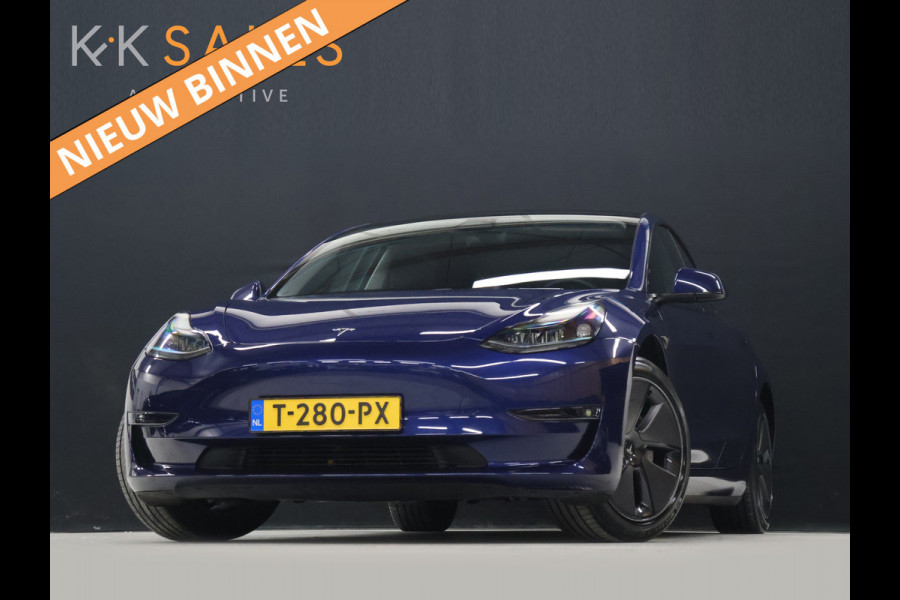 Tesla Model 3 Long Range RWD 75 kWh [SOH 95%, PANORAMADAK, STOELVERWARMING V+A, STUURWIEL VERWARMING, CAMERA, ELEKTRISCH VERSTELBARE STOELEN, ELEKTRISCH ACHTERLKLEP, SELF DRIVING BETA, NAVIGATIE, BLUETOOTH, CLIMATE CONTROL,