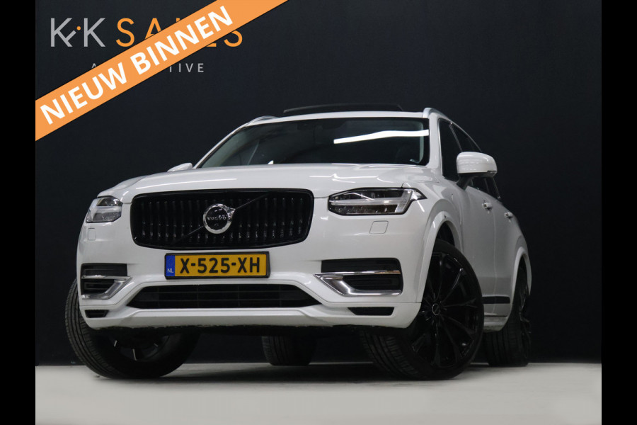 Volvo XC90 2.0 T8 Recharge AWD Inscription Expression [SCHUIFKANTELDAK, HARMAN/KARDON, ADAPTIVE CRUISE, APPLE CARPLAY, ANDROID, 7-PERSOONS, VOL LEDER, STOELVERWARMING, STUURVERWARMING, 360º CAMERA, KEYLESS, LED, PDC V+A, GROOT NAVIGATIE, DIGITAL