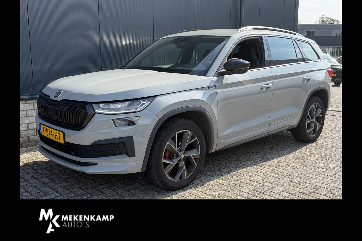 Škoda Kodiaq 1.5 TSI Sportline Business 7p. 19"/Trekhaak/Camera/PDC v+a/Stoelverwarming + memory/Elektrische klep/Keyless/Adaptieve cruise/Apple Carplay & Android Auto