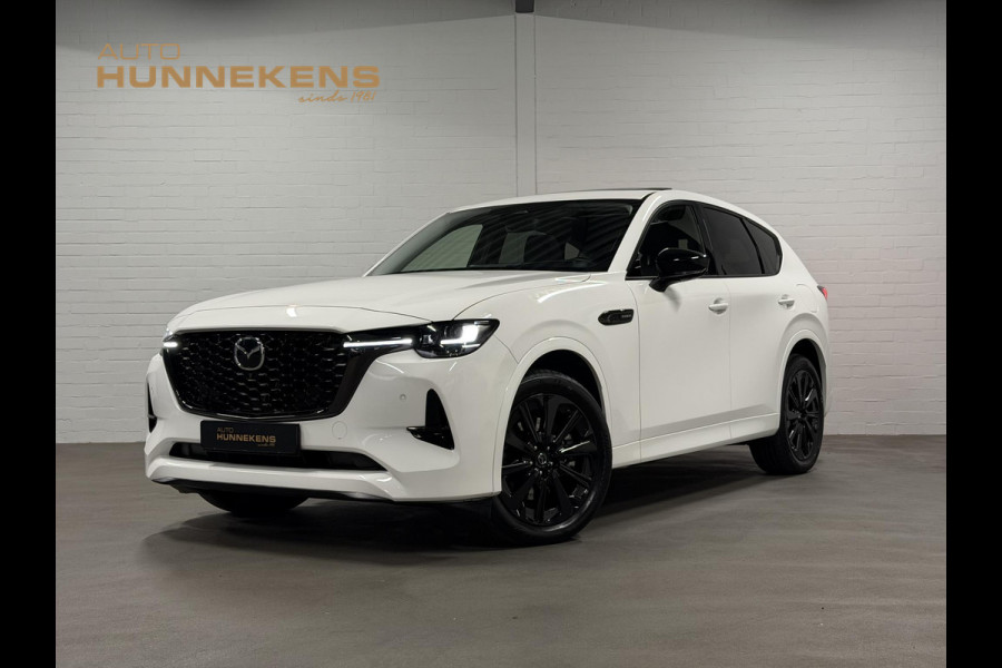 Mazda CX-60 2.5 e-SkyActiv PHEV Homura *SOH 97%* Open dak | Adaptive cruise | 360 camera | Stoelventilatie | Stuur-/stoelverwarming | Head-up | Memory | Bose sound
