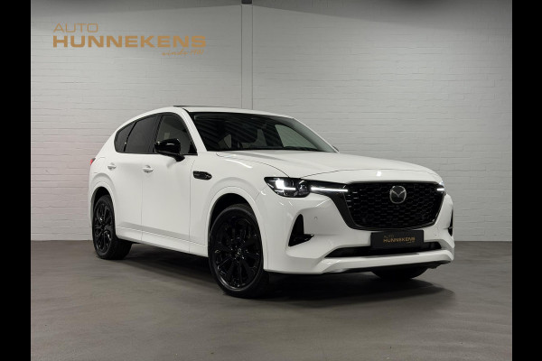 Mazda CX-60 2.5 e-SkyActiv PHEV Homura *SOH 97%* Open dak | Adaptive cruise | 360 camera | Stoelventilatie | Stuur-/stoelverwarming | Head-up | Memory | Bose sound