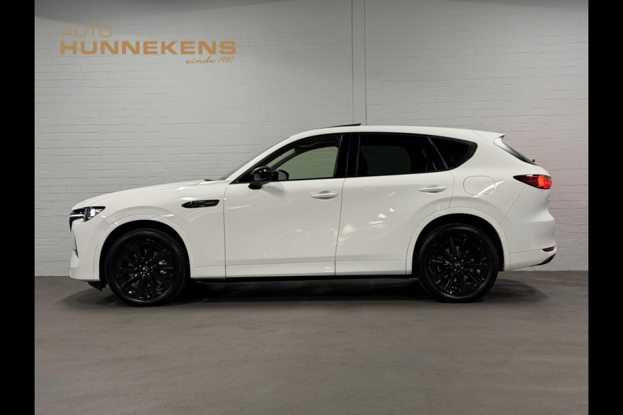 Mazda CX-60 2.5 e-SkyActiv PHEV Homura *SOH 97%* Open dak | Adaptive cruise | 360 camera | Stoelventilatie | Stuur-/stoelverwarming | Head-up | Memory | Bose sound