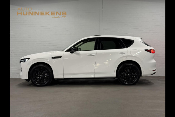 Mazda CX-60 2.5 e-SkyActiv PHEV Homura *SOH 97%* Open dak | Adaptive cruise | 360 camera | Stoelventilatie | Stuur-/stoelverwarming | Head-up | Memory | Bose sound