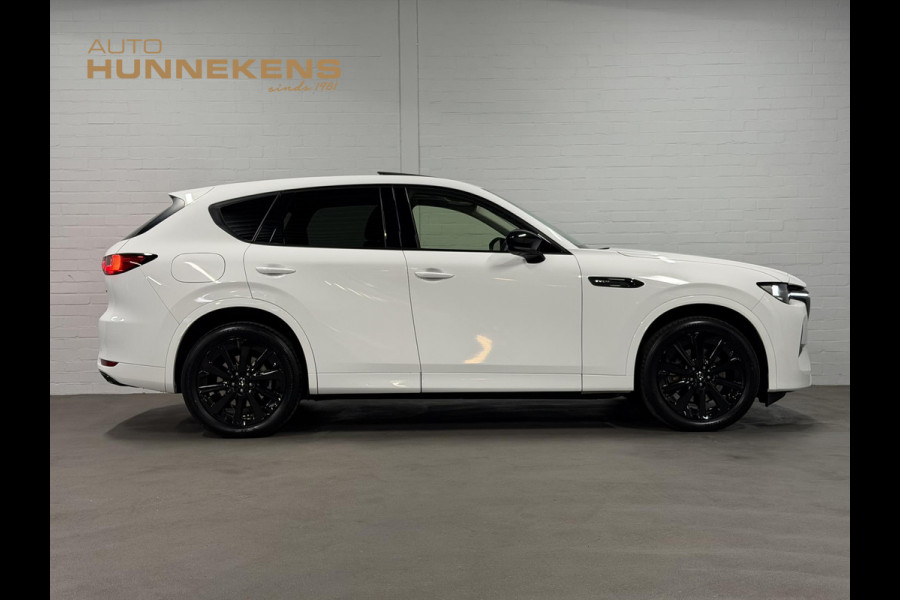 Mazda CX-60 2.5 e-SkyActiv PHEV Homura *SOH 97%* Open dak | Adaptive cruise | 360 camera | Stoelventilatie | Stuur-/stoelverwarming | Head-up | Memory | Bose sound
