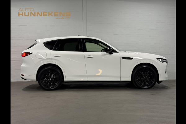 Mazda CX-60 2.5 e-SkyActiv PHEV Homura *SOH 97%* Open dak | Adaptive cruise | 360 camera | Stoelventilatie | Stuur-/stoelverwarming | Head-up | Memory | Bose sound