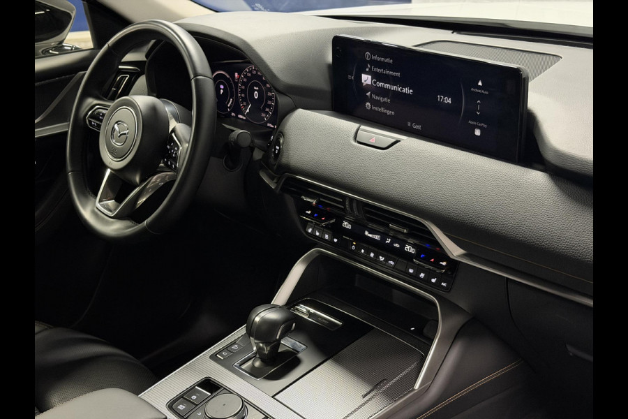 Mazda CX-60 2.5 e-SkyActiv PHEV Homura *SOH 97%* Open dak | Adaptive cruise | 360 camera | Stoelventilatie | Stuur-/stoelverwarming | Head-up | Memory | Bose sound