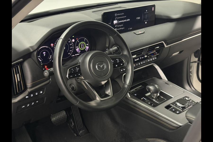 Mazda CX-60 2.5 e-SkyActiv PHEV Homura *SOH 97%* Open dak | Adaptive cruise | 360 camera | Stoelventilatie | Stuur-/stoelverwarming | Head-up | Memory | Bose sound