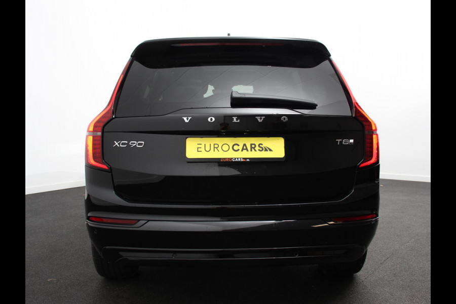 Volvo XC90 2.0 T8 Plug-in hybrid AWD Ultra Dark Panoramadak Navigatie Apple Carplay Android Auto 360 camera Parkeerhulp Adaptive Cruise Control Verwarmde en geventileerde voorstoelen Head-up-display Harman Kardon Premium Sound Memory stoelen met massagefunctie Climate Control Matrix-ledkoplampen