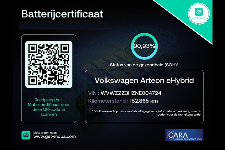 Volkswagen Arteon 1.4 TSI eHybrid Elegance Business Plus -PANO-LEER-