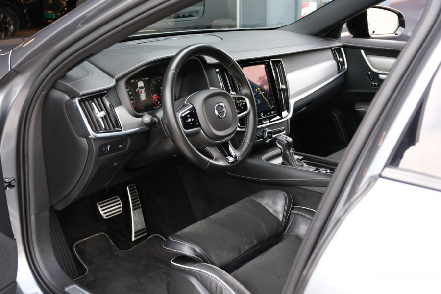 Volvo V90 2.0 T5 R-Design *59dkm* |Wegklapbare Trekhaak| Nieuwstaat!! Leder/Alcantara Camera/Navigatie