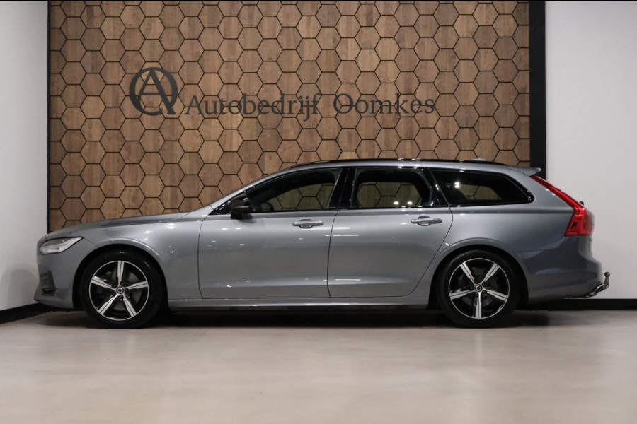 Volvo V90 2.0 T5 R-Design *59dkm* |Wegklapbare Trekhaak| Nieuwstaat!! Leder/Alcantara Camera/Navigatie