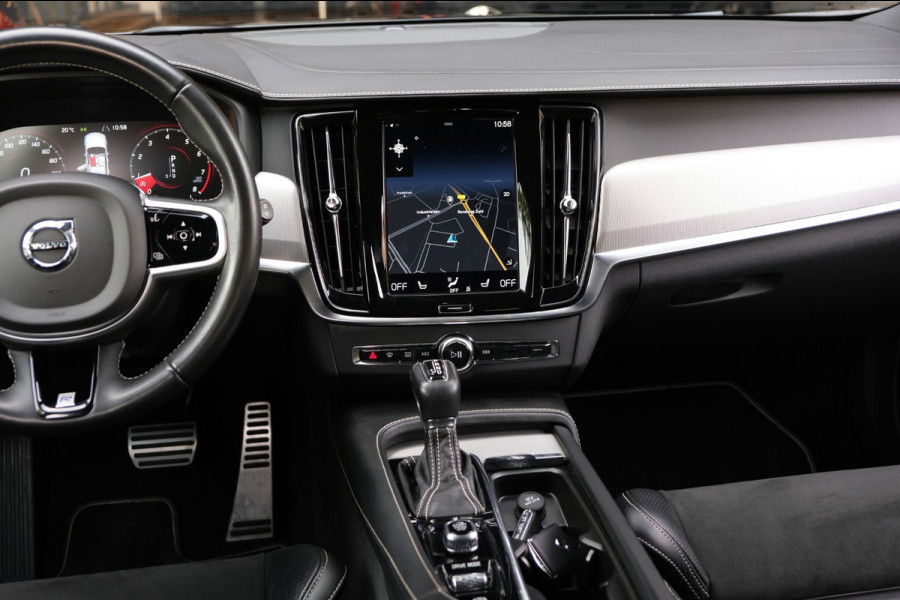Volvo V90 2.0 T5 R-Design *59dkm* |Wegklapbare Trekhaak| Nieuwstaat!! Leder/Alcantara Camera/Navigatie