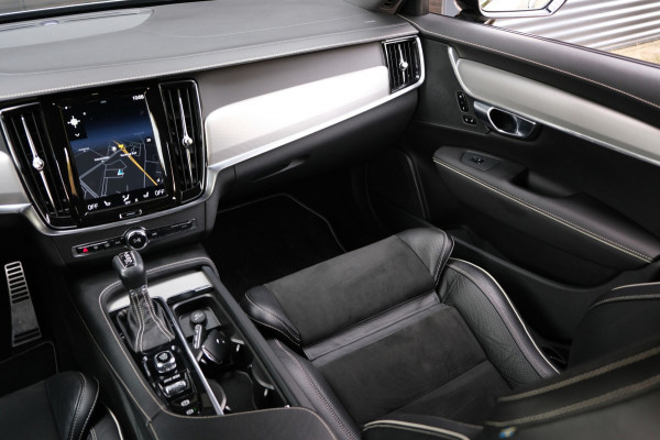 Volvo V90 2.0 T5 R-Design *59dkm* |Wegklapbare Trekhaak| Nieuwstaat!! Leder/Alcantara Camera/Navigatie