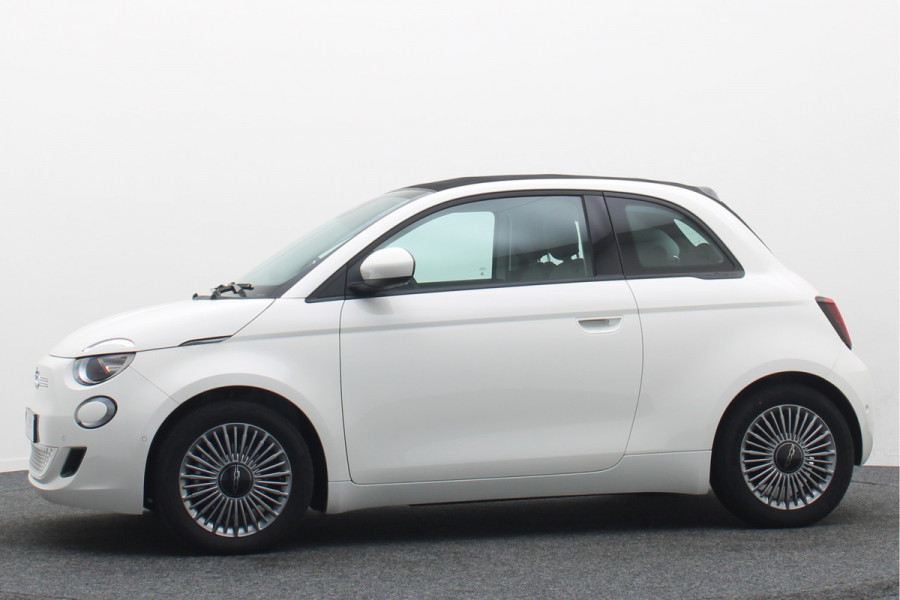 Fiat 500C Icon 42 kWh Cabrio Climate, Cruise, Apple Carplay, Camera, Stoelverwarming