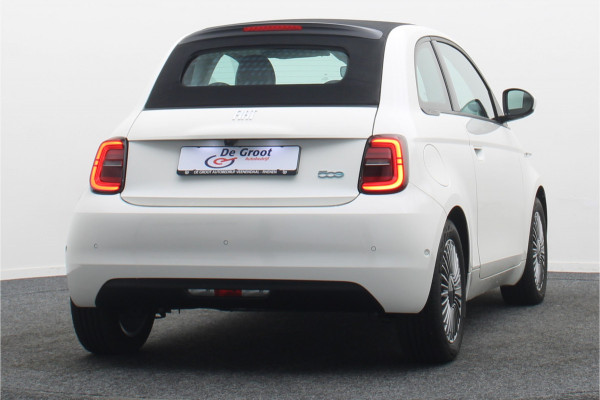 Fiat 500C Icon 42 kWh Cabrio Climate, Cruise, Apple Carplay, Camera, Stoelverwarming